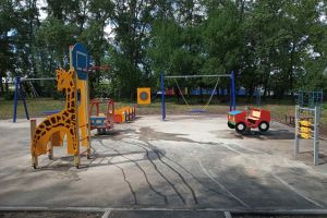 Детская площадка в Самарском пансионате для детей инвалидов, г. Самара, ул. Нагорная д.15